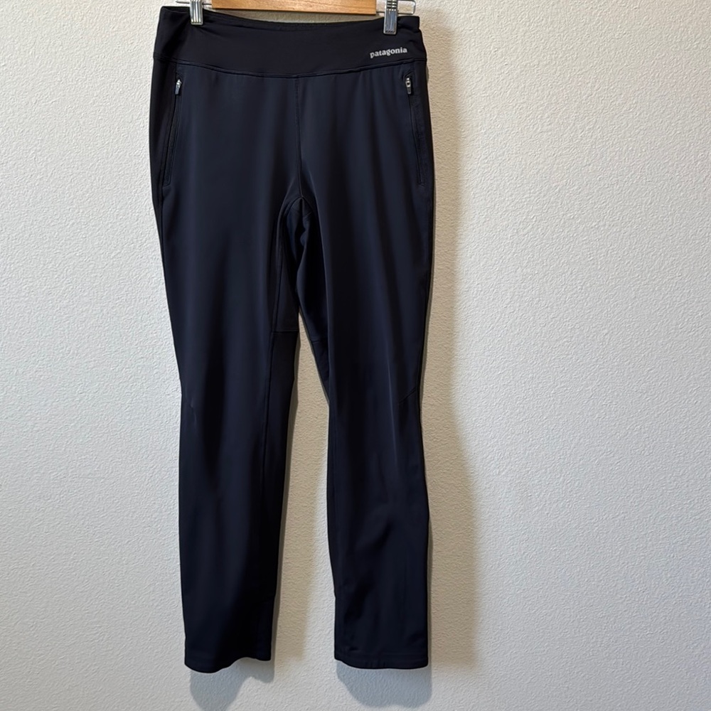 Patagonia Black Zippered Athletic Pants
